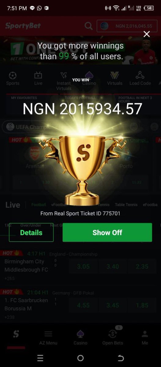 FoluboiNg's tweet photo. SOMEONE JUST WON 2M NAIRA WON T WITH 500NAIRA AHHHHH

JUJU DEY EXIST !!!!! 

Giveaway willl soon flow !!! Just drop aza and retweet 

Account ti zeh https://t.co/jM7qxs95zR
