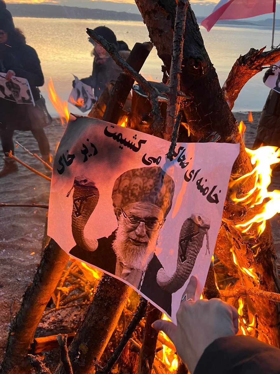 As we mark #4ShanbeSouri the eve of the last Wednesday before #Nowruz we celebrate the victory of light over darkness. May the fiery red color be ours, and the sickly yellow pallor belong to the Iranian Regime. Down with Dictators of any kind. ❤️‍🔥❤️‍🔥❤️‍🔥❤️‍🔥❤️‍🔥❤️‍🔥❤️‍🔥❤️‍🔥❤️‍🔥❤️‍🔥