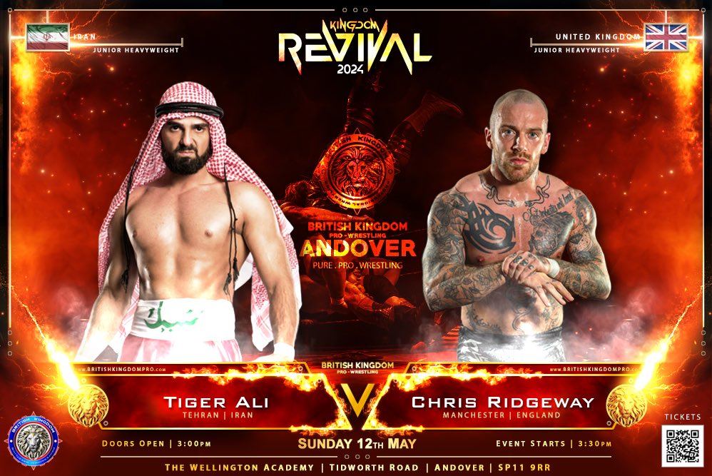 BritKingPro's tweet photo. Sunday 12th May we head to the Wellington Academy Sports Centre in Andover, first 3 Contests confirmed 🔥

📍The Wellington Academy Sports Centre, Andover, SP11 9RR

🗓️ Sunday 12th May

⏰ Doors Open 3:00pm
Event Starts 3:30pm

🎟️ https://t.co/GtL2aNCD26 https://t.co/s3dzv5YkfG