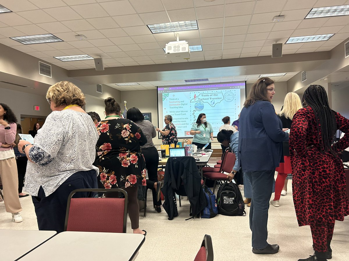 Learning + Play = Plearning at the @CumberlandCoSch Digital Coaching Cohort today! What a fun way to finish their cohort experience! #CCSDigiCoach @ncdpiDTL