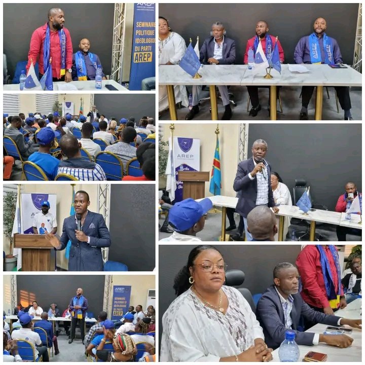 munionio_z26427's tweet photo. 🇨🇩🛑✨L'inspecteur Général d'@ArepOfficiel,le camarade @grace_tshiunza a marqué sa présence dans la réunion de la ligue des jeunes avec les responsables de structure ( ligue des jeunes) ce mardi 12 mars 2024 au siège national. https://t.co/SrqxWwRtoY