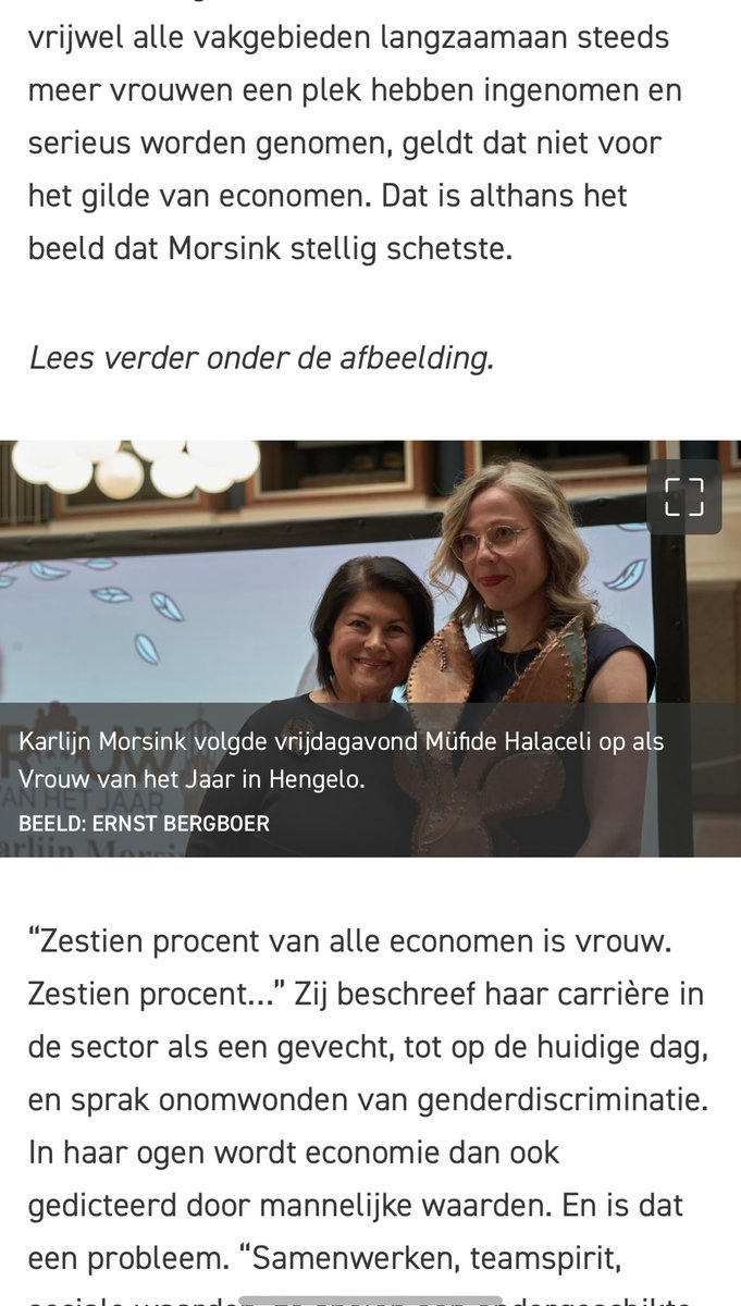 Karlijn Morsink, van harte gefeliciteerd met het winnen, Vrouw van het jaar Hengelo  2024🏆ook voor alle genomineerden van harte gefeliciteerd met jullie nominatie. Het was een geweldige avond. Op naar VvhjH 2025!