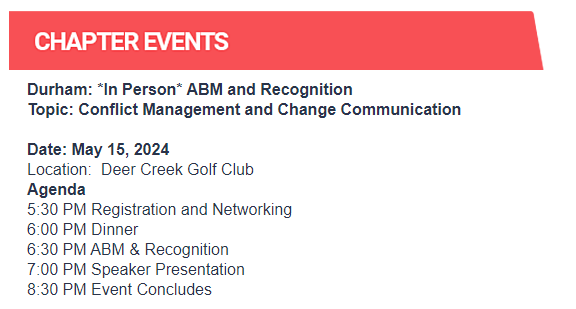 HRPADurham's tweet photo. 📢Announcing Durham: *In Person* ABM and Recognition.
✨Join us for an elegant evening of information and recognition. Register Today!  Full Details Here:
https://t.co/60NVrHmcJV https://t.co/eyPlmBu8ab