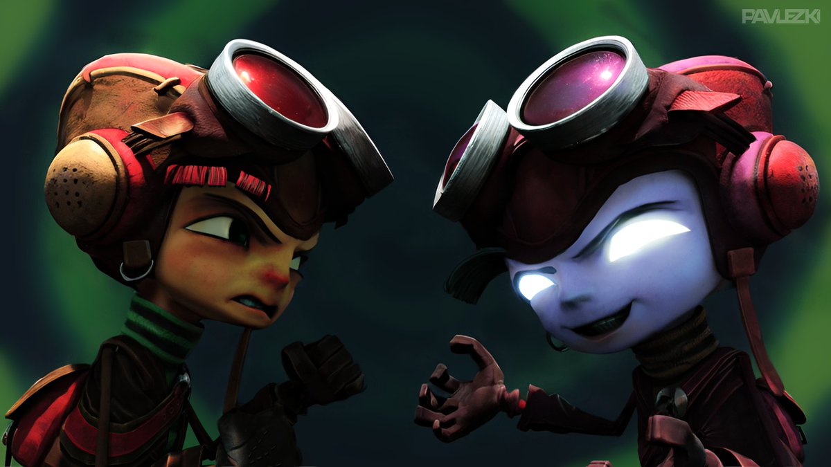 Pavlezki's tweet photo. Psychonauts - "Fight with your worst enemy"
#Psychonauts #Psychonauts2
@DoubleFine @TimOfLegend https://t.co/QT3nrt6SSH
