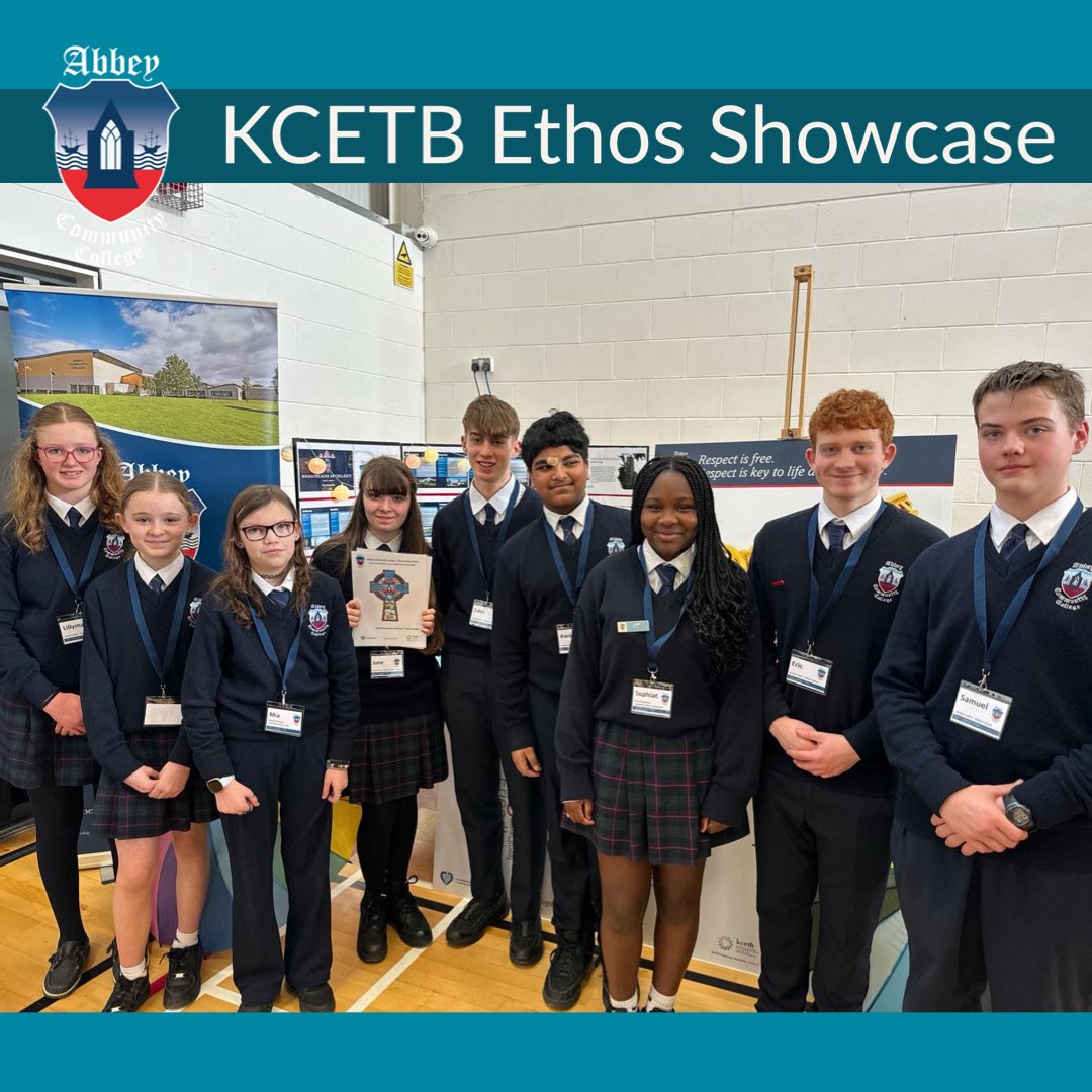 Abbey Community College were proud to showcase our #ETBethos project as part of @KCETB Ethos Showcase today. Hosted by Grennan College, it was a privilege to meet students and staff from other @KCETB_Schools and share the amazing work being done in all of our schools @ETBIreland