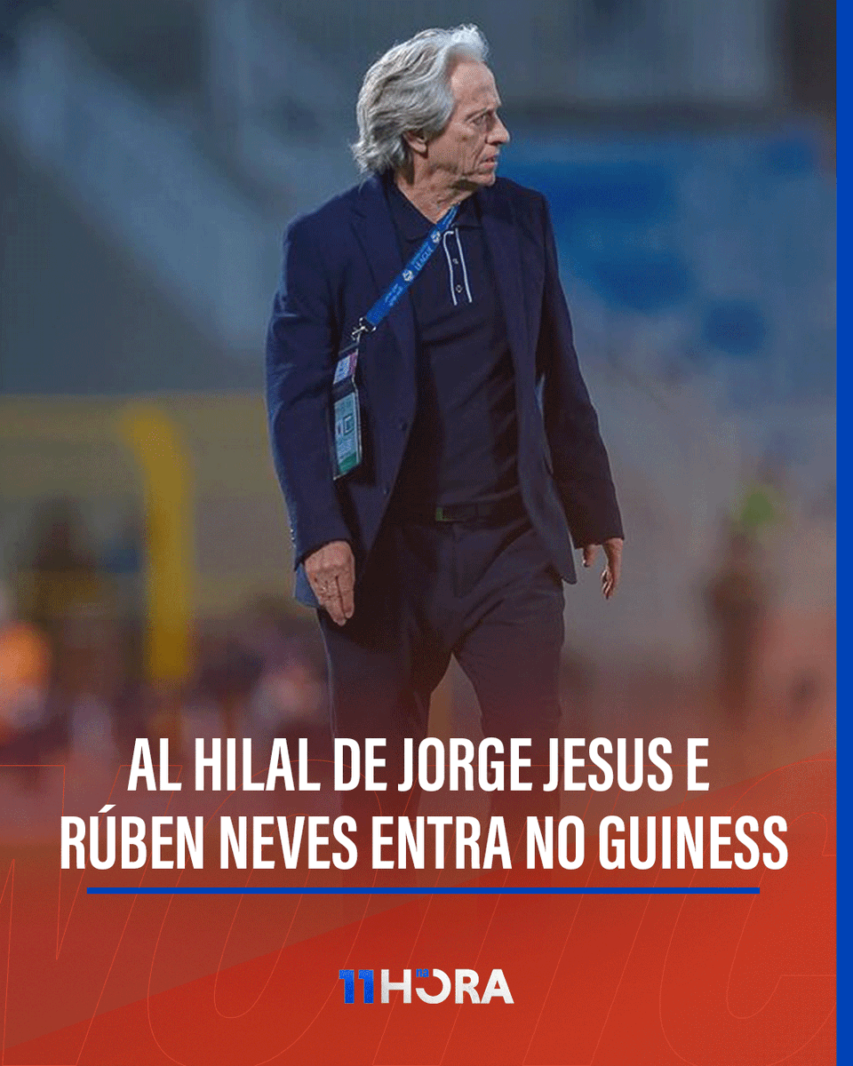 Canal_11Oficial's tweet photo. O novo recorde do Guiness é 𝗣𝗢𝗥𝗧𝗨𝗚𝗨𝗘̂𝗦 🇵🇹✍️  O Al Hilal de Jorge Jesus e Rúben Neves é a primeira equipa a chegar às 28 vitórias consecutivas! 👏

#Canal11 #FutebolEmPortuguês https://t.co/WGTi93BcGd