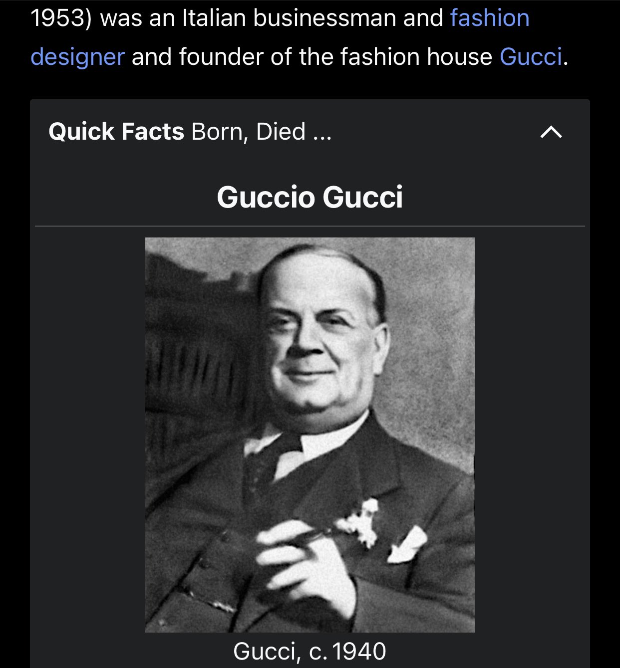 Trill Withers on X I m sorry the founder of Gucci s name was Guccio Gucci https t QcovhYmlL8 X