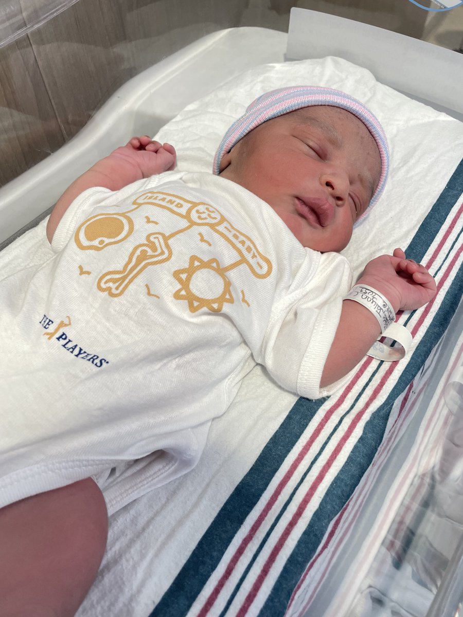 WolfsonChildren's tweet photo. ⛳☀️ ISLAND BABY ☀️⛳ In celebration of @theplayers Championship’s 50th birthday, every baby born at a @baptisthealthjx hospital or admitted to one of our Wolfson Children's Hospital #NICUs this week will receive a limited-edition “Island Baby” onesie! https://t.co/oed0nIt2sd https://t.co/YKYGfgGkUu