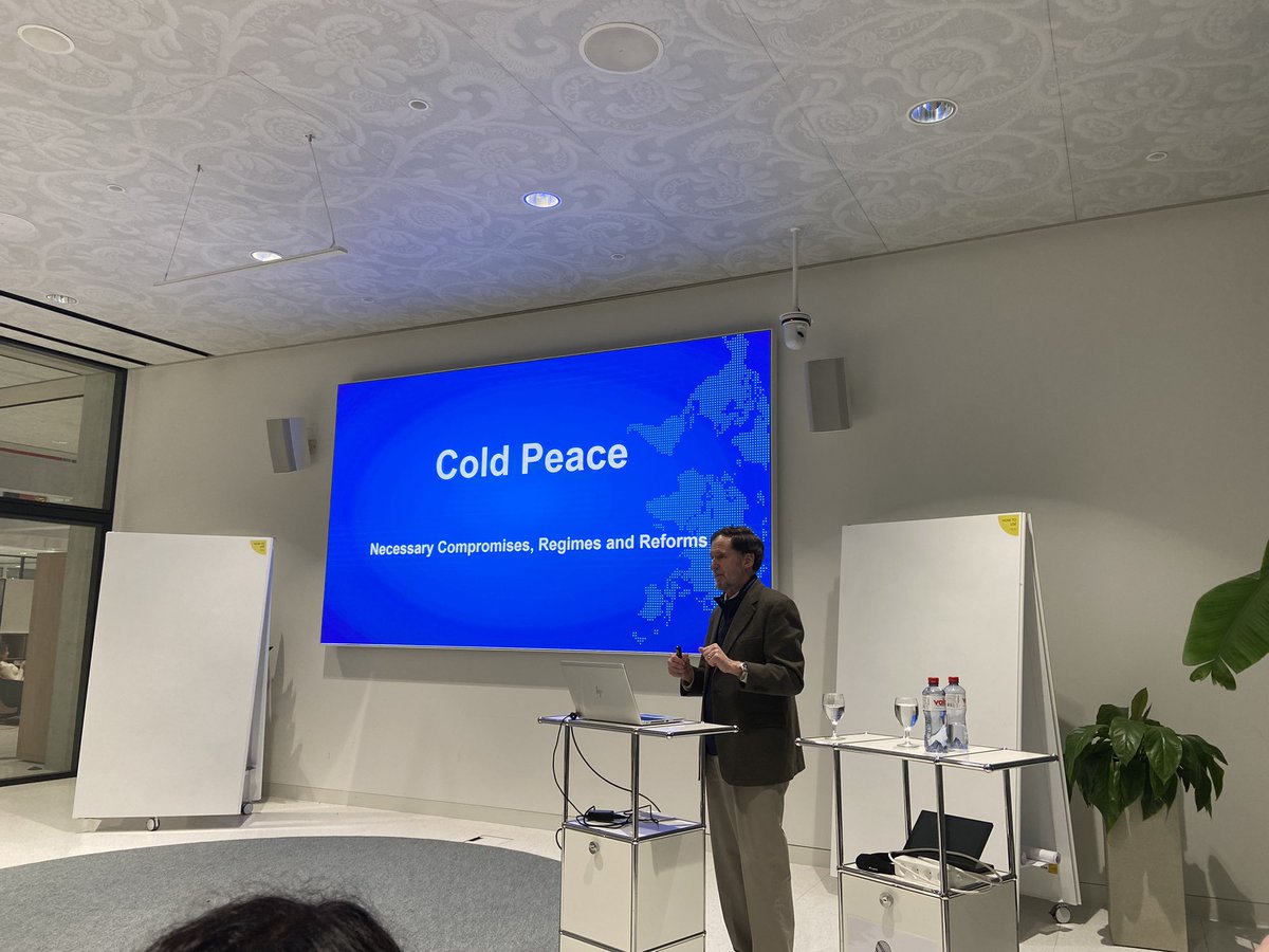 Happy to welcome @Columbia @ColumbiaSIPA Professor Michael Doyle to @HSGStGallen today and hear about his new book, “Cold Peace.”