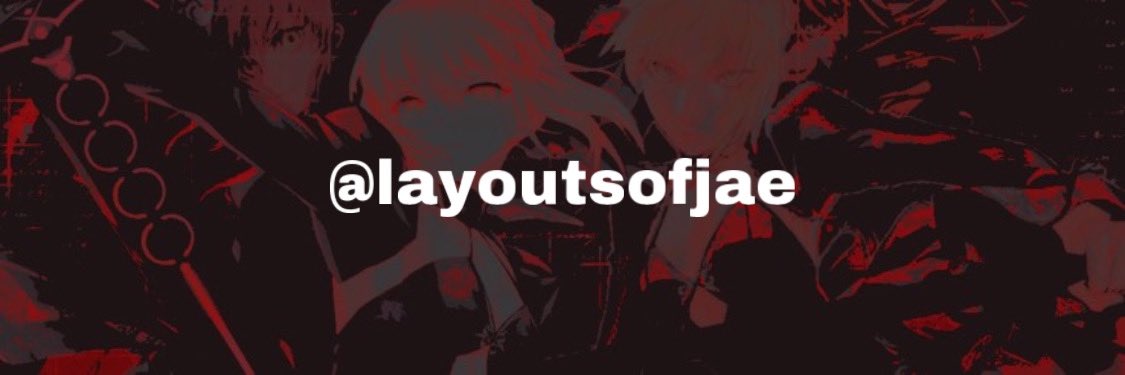 layoutsofjae's tweet image. ⠀⠀⠀⠀⠀
WE  OPENIN  BACK  UP  LAYOUTS  ‼️ ◞

 dms  are  wide  open ,  request  a  character
 of  choice  ‼️  full  layouts  are  $15  -  i  will
 ask  to  be  paid  before  working

cash app -  $willofjae
paypal -  @ willofjae

DO  ASK  FOR  ANYTHING  ADDITIONAL  !
⠀⠀⠀⠀⠀