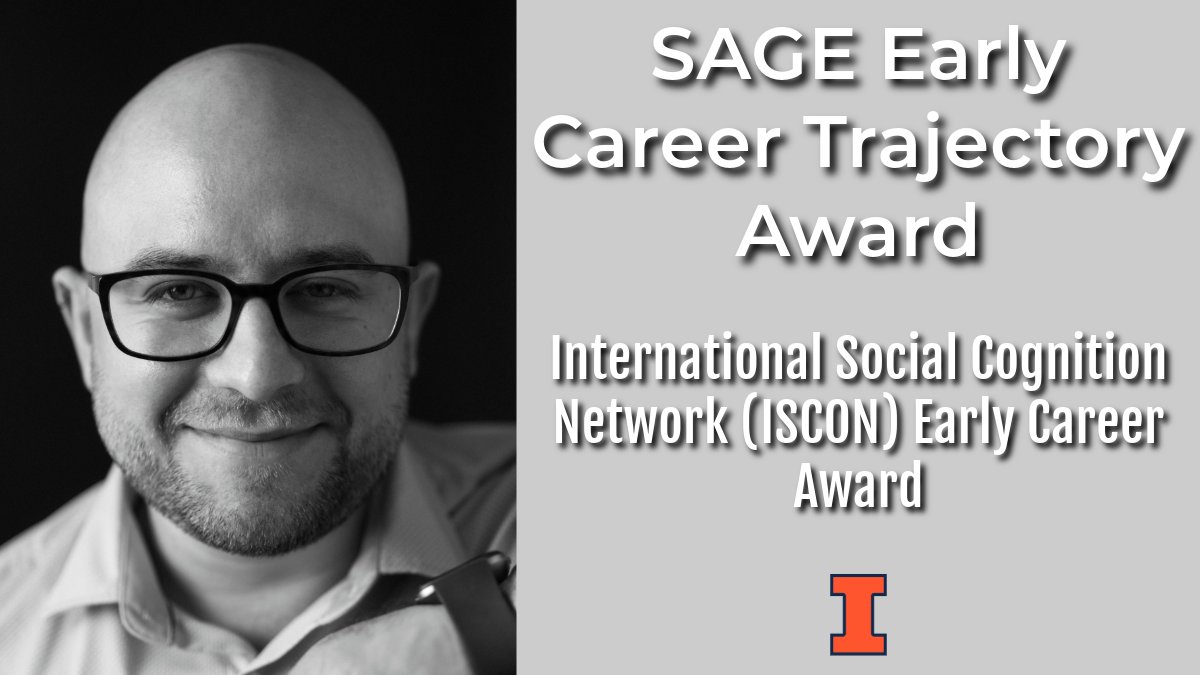 Congrats to @BenedekKurdi on his early career awards! We look forward to continuing to watch your career soar. psychology.illinois.edu/news/2024-01-2…