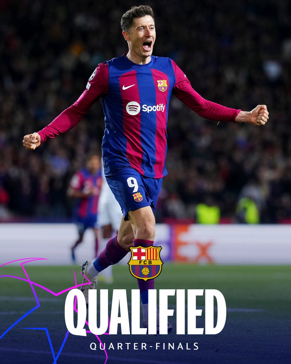 sofianmessi213's tweet photo. إلى الربع النهائي @ChampionsLeague @FCBarcelona_cat https://t.co/WX3Ic8Q55a