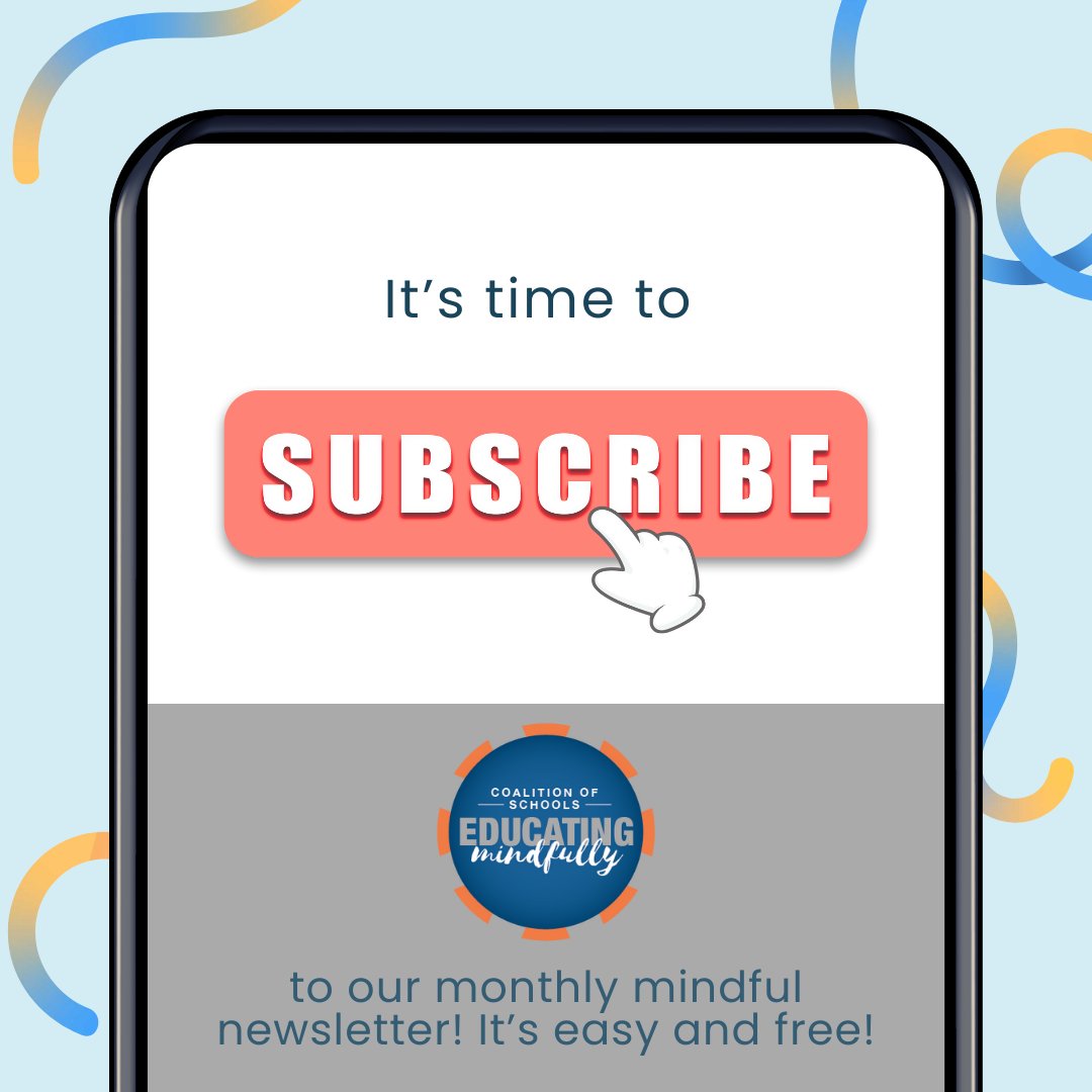By clicking 'Subscribe' on our website, you will have FREE access to special member discounts and opportunities. You can unsubscribe at any time! #Subscribe #Newsletter #MindfulnessInEducation #MindfulEducators #MBSEL #MindfulEvents #SEL #SocialEmotional Learning #Mindfulness