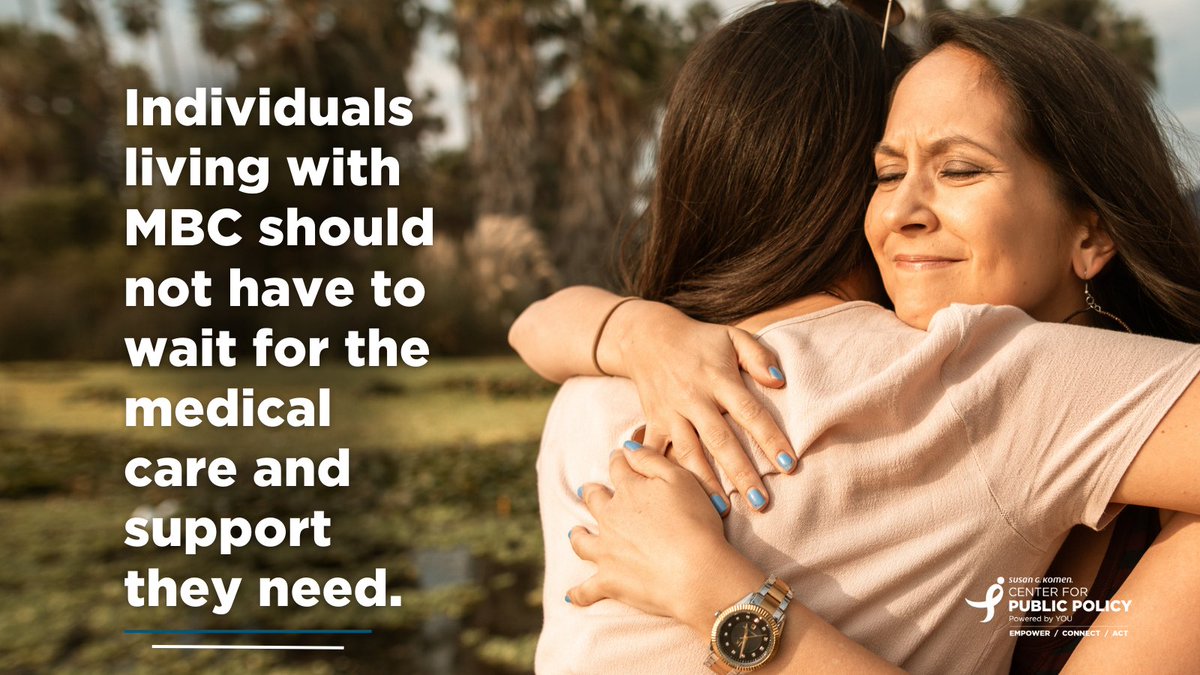 KomenAdvocacy's tweet photo. Don't make people choose between the care they need and putting food on their table. Take action in support of the #MBC Access to Care Act: https://t.co/MdVoAJ3Yln #H549 #S663 #KomenAdvocacy #MetastaticBreastCancer https://t.co/Sli9swQ6Zh