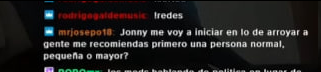 Vas a hacerte la cena y de repente te toca leer esto en tu  chat Kletus, debería d e darte vergüenza ver como estás señalado por todas tu mierdas al volante... y para colmo tu respuesta sin ningún tipo de sentido ya te acaba de matar. #Kletusmaniacos #Viviendoenlacalle