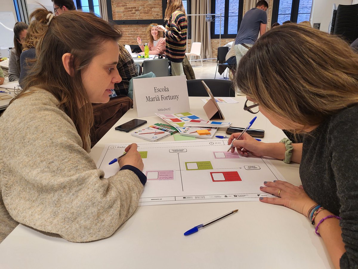ESCmariafortuny's tweet image. Primera #Hackato de #bibliotequesescolars superada! 💪🏼
Un gran impuls que #BiblioTech ens permet donar a la nostra nova biblioteca. 📚💙
Seguim!

@FundacioBofill