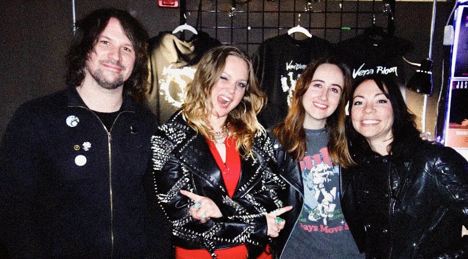 vera bloom (@verabloombaby) on Twitter photo ❤️ my buds! We have <a href="/AndyHerrin/">Andy Herrin</a> on the left (radio DJ who was the first to spin my music in Nashville), Rachel Brandsness, and Angie Less on the right. I met Rach on a bill at Exit/In a couple years back and it was Angie who put the show together 📸<a href="/bp_three/">BPThree-Bootleg Dead</a> ❤️ my buds! We have <a href="/AndyHerrin/">Andy Herrin</a> on the left (radio DJ who was the first to spin my music in Nashville), Rachel Brandsness, and Angie Less on the right. I met Rach on a bill at Exit/In a couple years back and it was Angie who put the show together 📸<a href="/bp_three/">BPThree-Bootleg Dead</a>