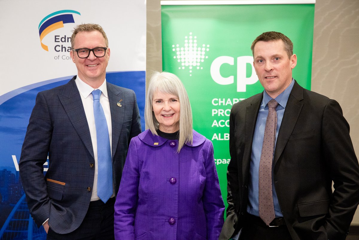 It was an exciting morning as #yeg businesses welcomed Minister @NateHornerAB to our Budget 2024 Breakfast, presented by @CPA_AB. What we heard is that collaboration between govt & businesses is key to our collective success. We're excited to support this vision. #abpoli