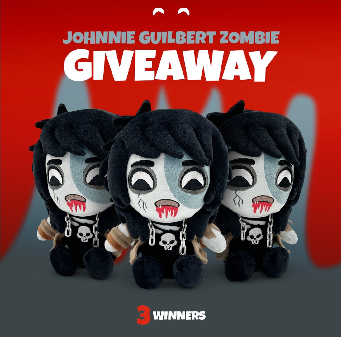 Doing a giveaway of my new Zombie plushie. 3 people will be winning one. Retweet + follow @youtooz for a chance to win. This Plushie will be available March 15th