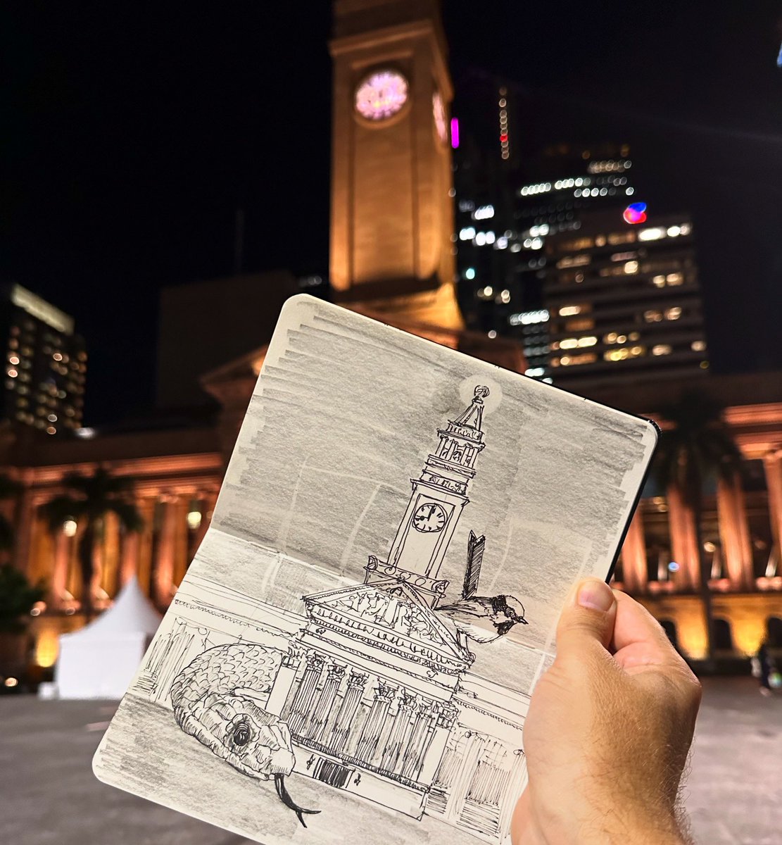 BirdsInSuits's tweet photo. In the neighbourhood of Eli and Lola
#birdsinsuits #art #artistsoninstagram #drawing #pen #sketch #sketchbook #brisbane #lolainthemirror #boyswallowsuniverse #trentdalton https://t.co/Thd3ib8Qcu