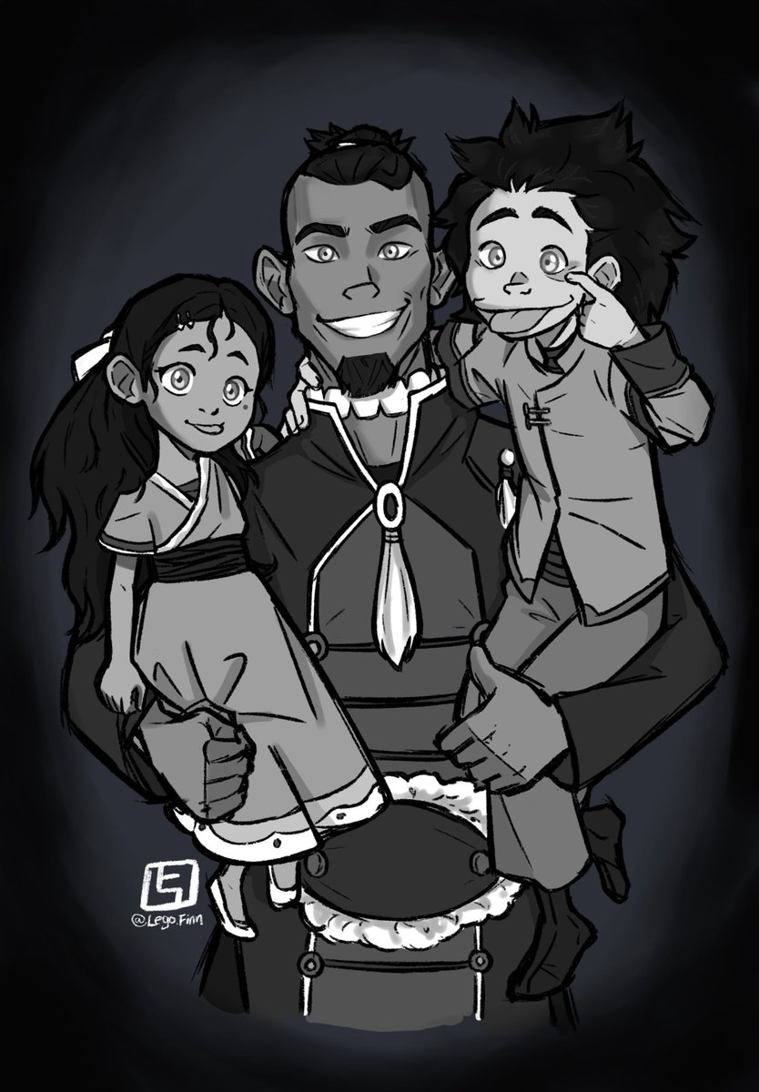 LegoFinn's tweet photo. Uncle Sokka with Bumi and Kya #atla #tlok https://t.co/2yY4UM9fOv