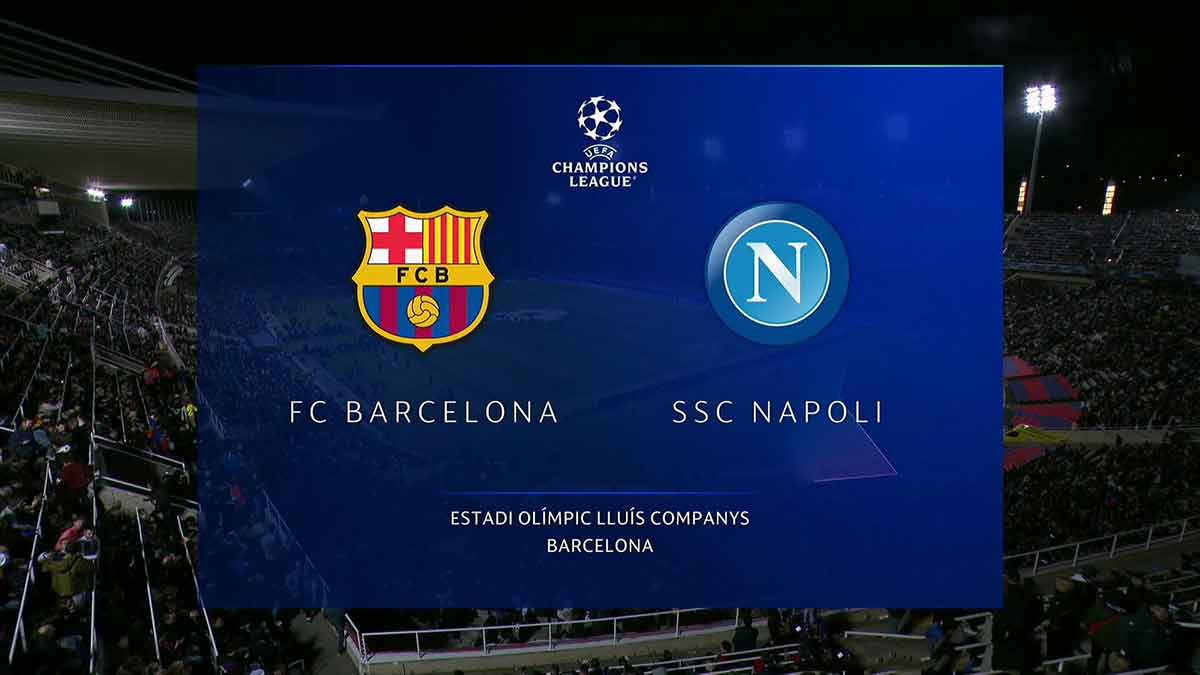Full Match: Barcelona vs Napoli