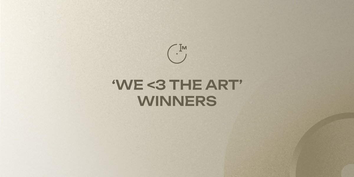‘We <3 the Art’ Winners @Optimism announced the winners of ‘We <3 the Art’. With more than 1.2M OP being rewarded to 188 artists, it’s the largest onchain art contest ever. The contest along the recent Airdrop #4, show that art and culture are becoming key drivers in…