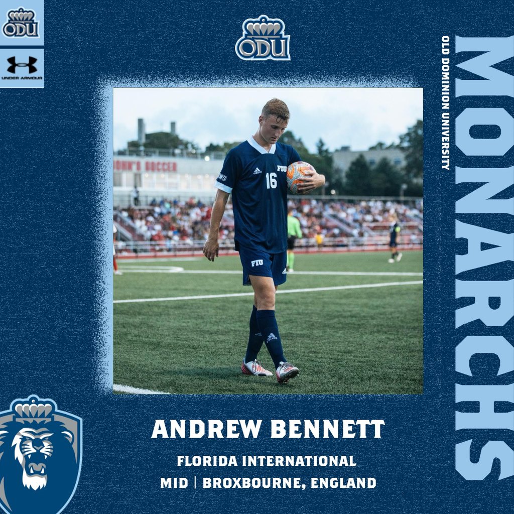Signed! Welcome to the Monarch Soccer Family, Andrew! 🦁 #ODUSports | #ReignOn