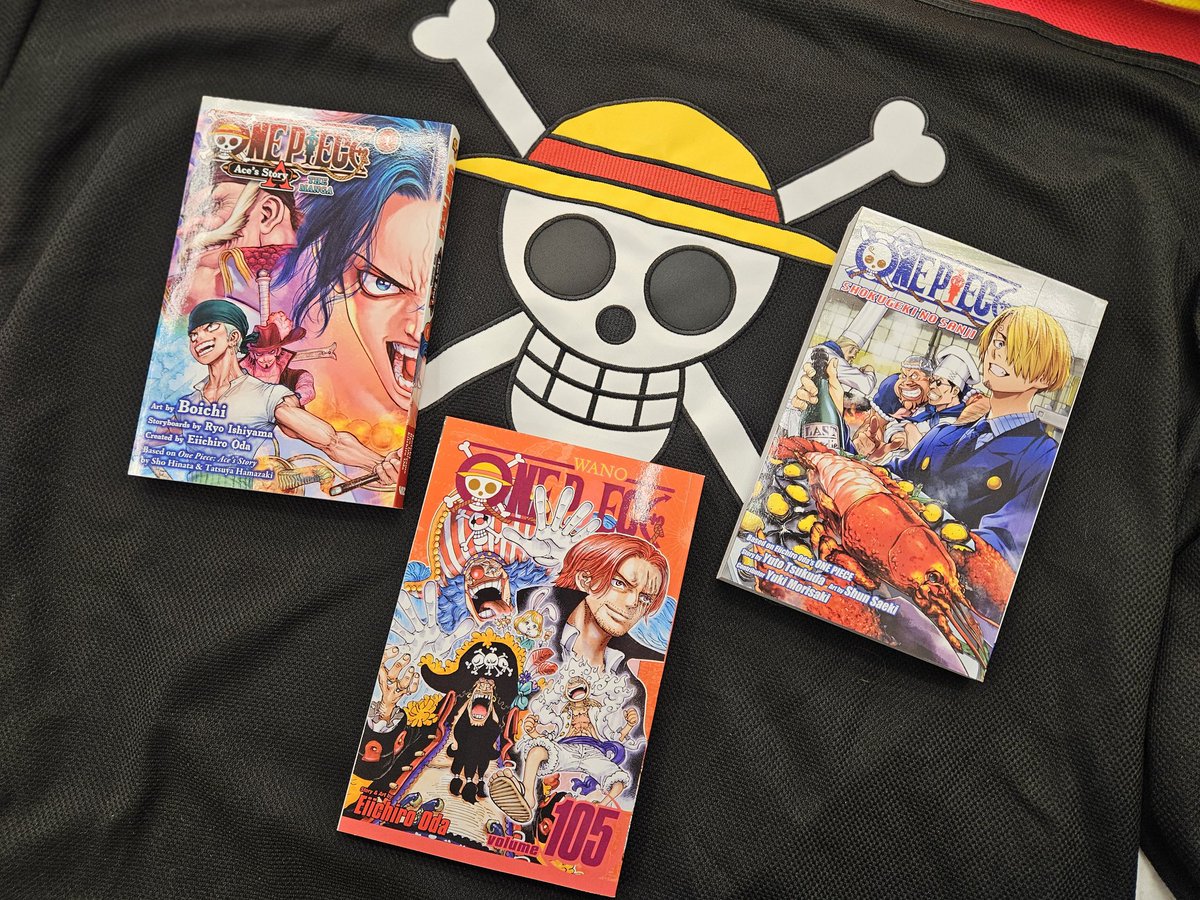 Three new #ONEPIECE Manga out today!