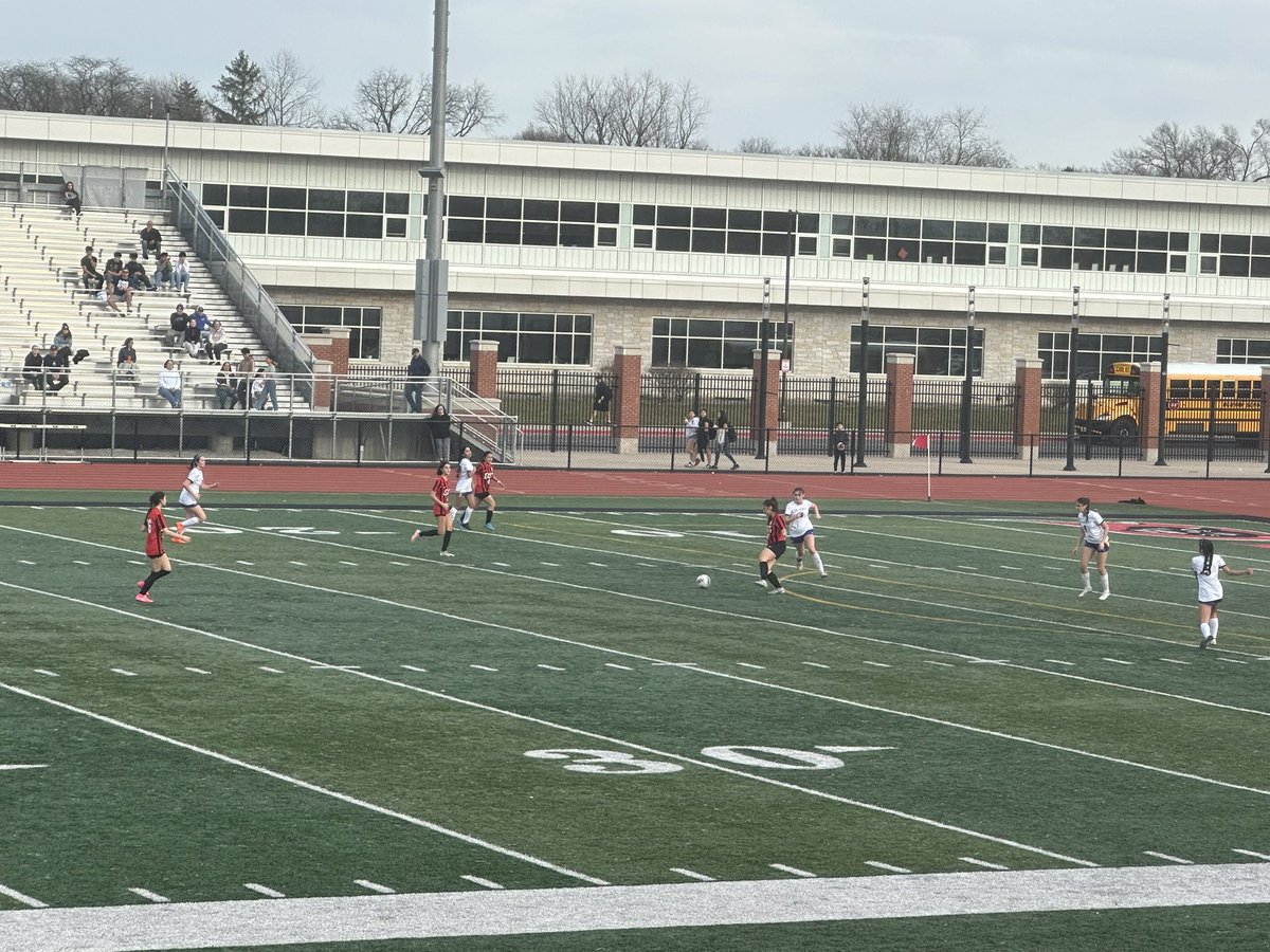 Gorgeous March day for some <a href="/EAHSGirlsSoccer/">EAHS Girls Soccer</a>.  Tomcats taking on Aurora Central Catholic.  Up 2-0 late in the first half.