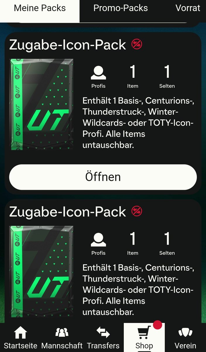 MM___TV89's tweet photo. Morgen 10 Uhr live auf Twitch🟣

Der Grind Content geht weiter mit 6 Icon Packs und 6 Wundertüten😳🔥

Hoffe da kommt was😅🔥💪

Freu mich🔥

#EAFC https://t.co/9rPiG86mIg