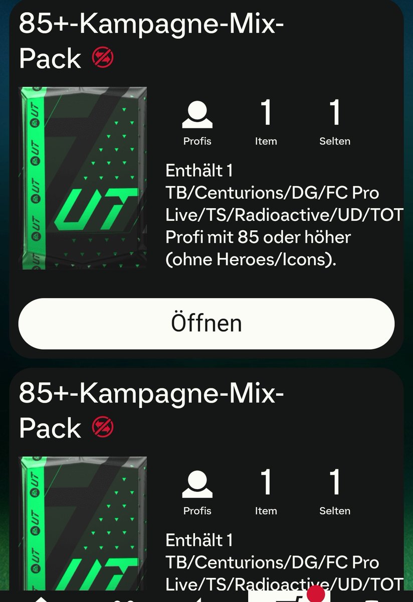 MM___TV89's tweet photo. Morgen 10 Uhr live auf Twitch🟣

Der Grind Content geht weiter mit 6 Icon Packs und 6 Wundertüten😳🔥

Hoffe da kommt was😅🔥💪

Freu mich🔥

#EAFC https://t.co/9rPiG86mIg