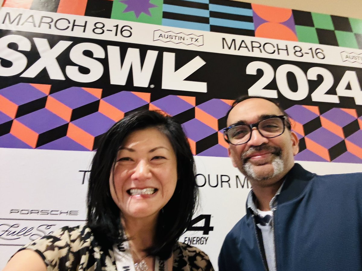 Hanging with buddy <a href="/RyanPatelGlobal/">Ryan Patel</a> <a href="/sxsw/">SXSW</a> staying curious creative cool #sxsw2024 Talk the talk walk the walk 🤩