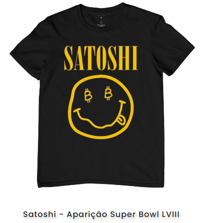 ParadigmaEstag's tweet photo. "Satoshi 🤪"

Mesma camiseta usada pelo Jack, ex-dono do Twitter e bitcoiner raíz, no Super Bowl (pode procurar, o estag não tá inventando).

https://t.co/JAVDC9IOoL https://t.co/m6u2XjRwD0