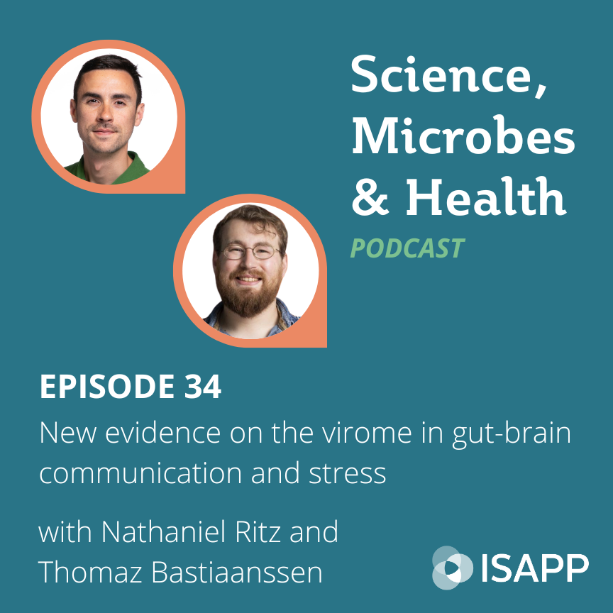 Nate Ritz (@nateritz3) on Twitter photo I'm excited to share the latest ISAPP podcast where Thomaz Bastiaanssen and I discuss our latest paper on the effects of the gut virome on the brain and behavior during stress! <a href="/ISAPPscience/">ISAPP</a> <a href="/Thomazsan/">Thomaz Bastiaanssen, PhD</a> <a href="/jfcryan/">John F. Cryan</a> <a href="/NatureMicrobiol/">Nature Microbiology</a> isappscience.org/episode-34-vir… nature.com/articles/s4156… I'm excited to share the latest ISAPP podcast where Thomaz Bastiaanssen and I discuss our latest paper on the effects of the gut virome on the brain and behavior during stress! <a href="/ISAPPscience/">ISAPP</a> <a href="/Thomazsan/">Thomaz Bastiaanssen, PhD</a> <a href="/jfcryan/">John F. Cryan</a> <a href="/NatureMicrobiol/">Nature Microbiology</a> isappscience.org/episode-34-vir… nature.com/articles/s4156…