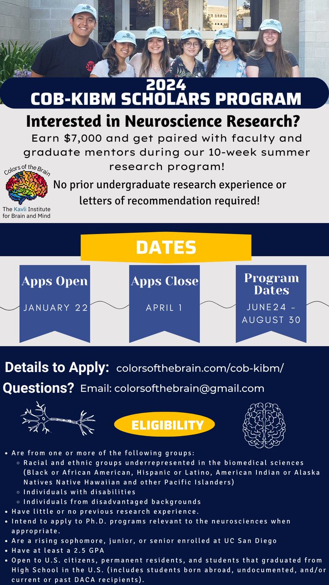 Deadline for COB-KIBM Scholars Program extended to April 1st!