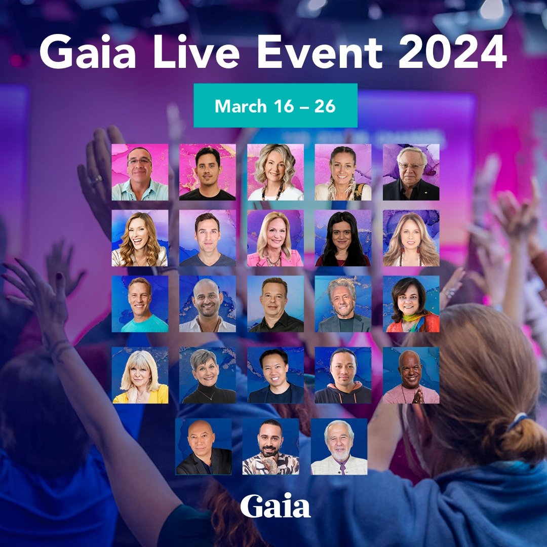 Join me for Gaia's first-ever FREE live online event that is sure to ignite personal growth and help you uncover the transformative keys to unlocking your true human potential. bit.ly/gaiaemersion