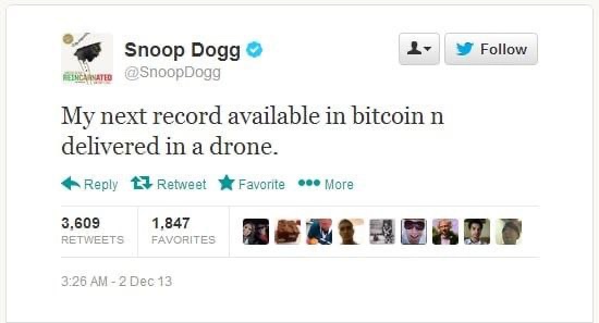 Hi guys, A) Did this happen? B) Did anyone buy it with Bitcoin? @SnoopDogg can you confirm?