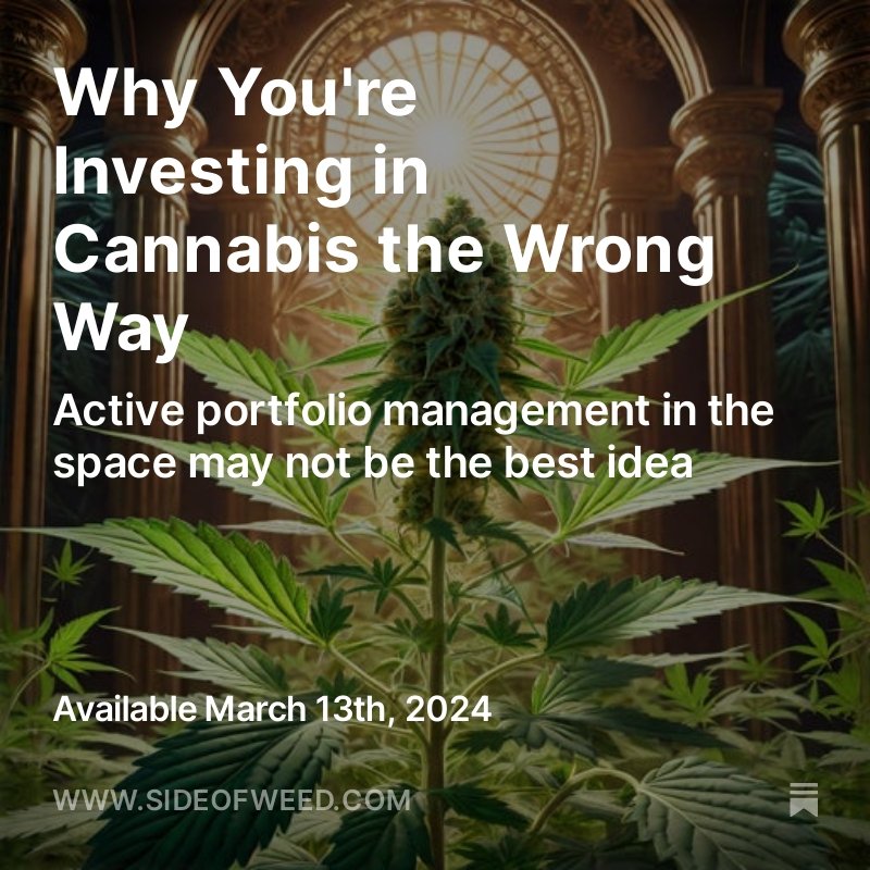 SOWResearch's tweet photo. Going to be releasing my first set of notes tomorrow on the cannabis industry.

It's not company coverage but rather how I'm investing in this under appreciated and frankly, severely undervalued asset class.

One of many posts to come!

Sign up via link in bio. It's free! $MSOS https://t.co/Za59UpbPTK