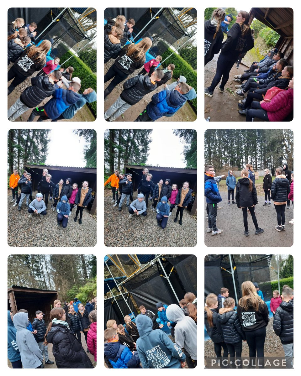 So much fun at Dalguise today for the P7s - problem solving, trapeze, survivor, aeroball and my absolute favourite, the giant swing 😃 finished off with a bit of hide and seek in the dark 😆 It has been a full day - plus visits from Mrs Stewart, Mrs Feasby and Kyle @MorayPS