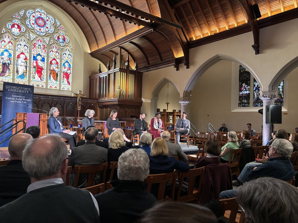 This is the church. In a chapel. #synodality #georgetownuniversity