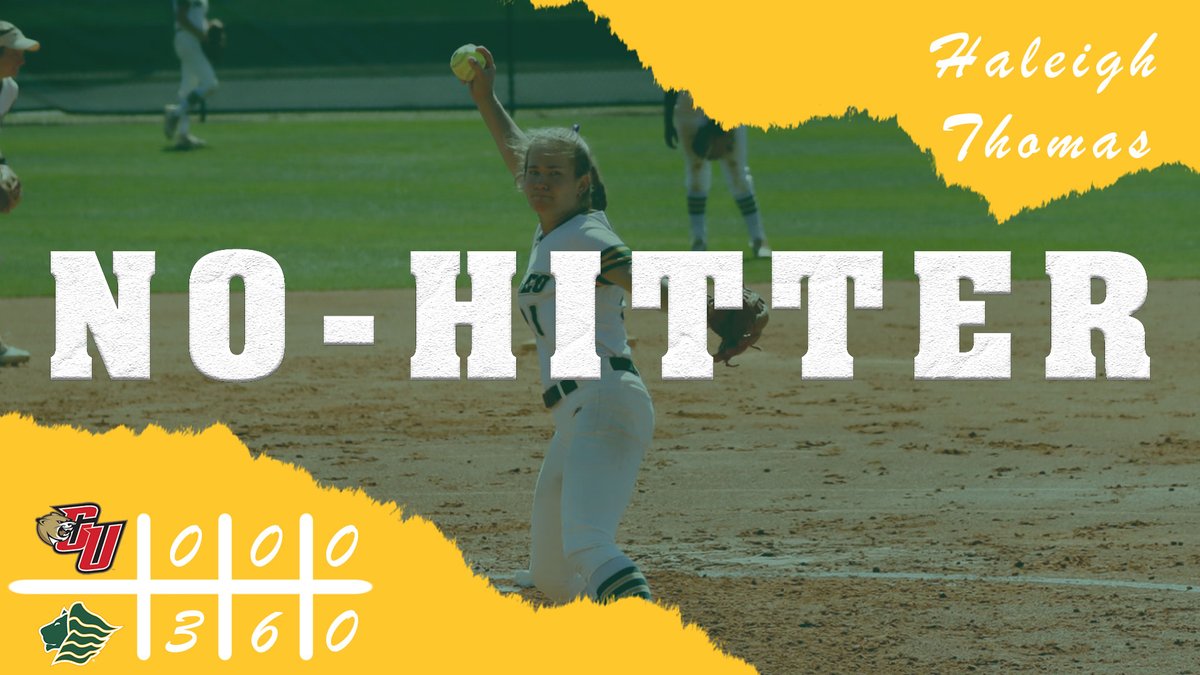 Saint Leo Athletics (@saintleolions) on Twitter photo Sophomore pitcher Haleigh Thomas pitched her first career no-hitter as <a href="/SaintLeoSB/">Saint Leo Softball</a> swept Caldwell!
Madyson Coe could not be kept off the bases in game two as she was 3-3 with a walk and the game-winning RBI!
πtinyurl.com/27cdpayz
#GOLIONS π¦ | #SAINTLEO1PRIDE π¦ Sophomore pitcher Haleigh Thomas pitched her first career no-hitter as <a href="/SaintLeoSB/">Saint Leo Softball</a> swept Caldwell!
Madyson Coe could not be kept off the bases in game two as she was 3-3 with a walk and the game-winning RBI!
πtinyurl.com/27cdpayz
#GOLIONS π¦ | #SAINTLEO1PRIDE π¦