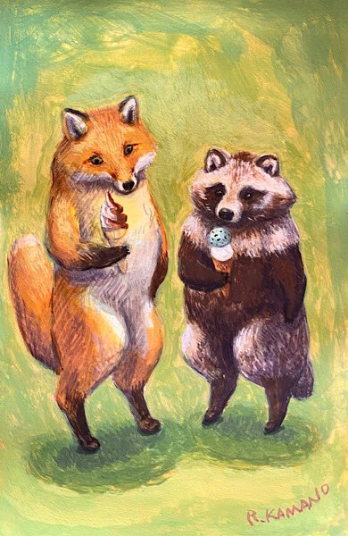 「food fox」 illustration images(Latest)