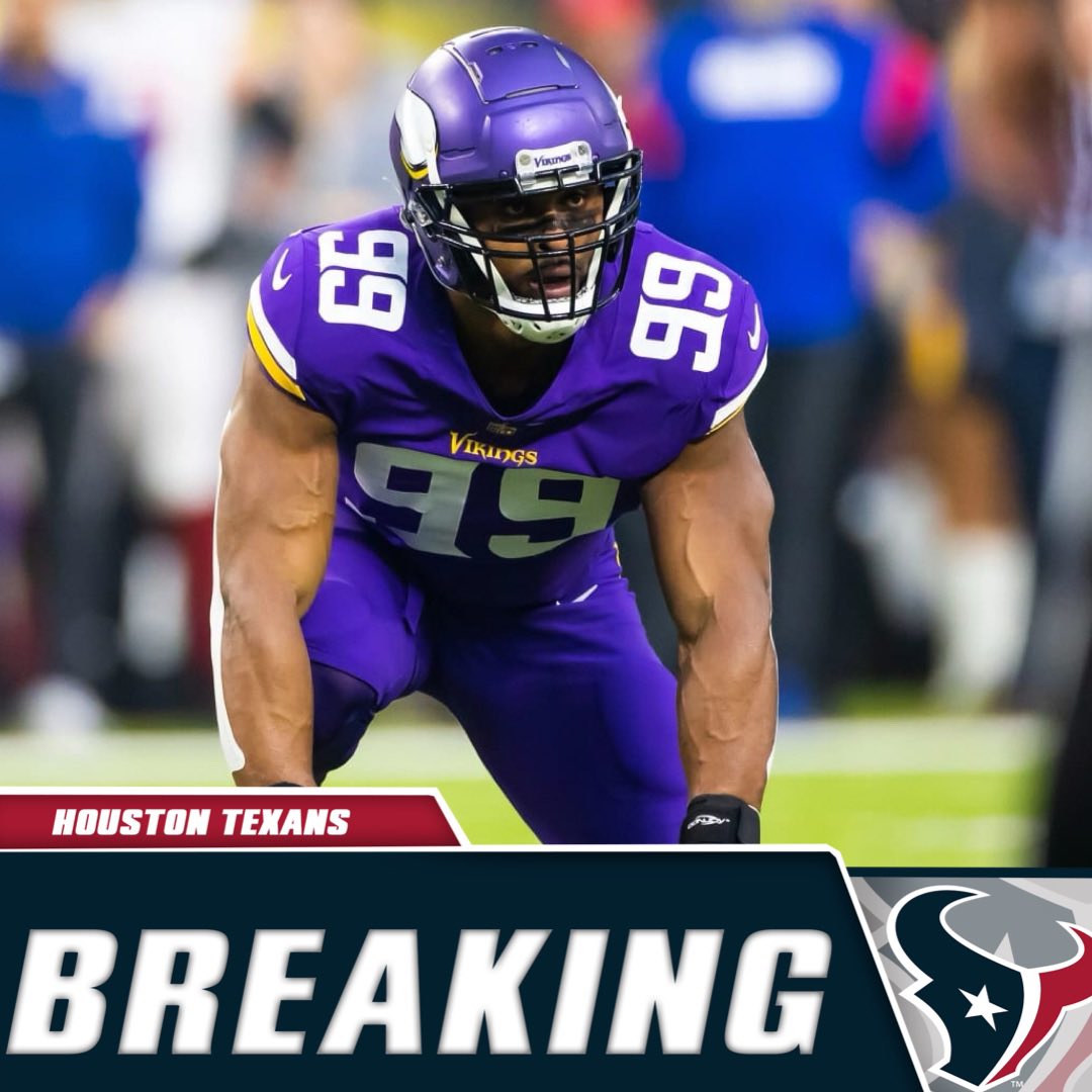 Pro Bowl DE Danielle Hunter is signing with the Texans, according to @Schultz_Report 🔥🔥🔥 WOW.