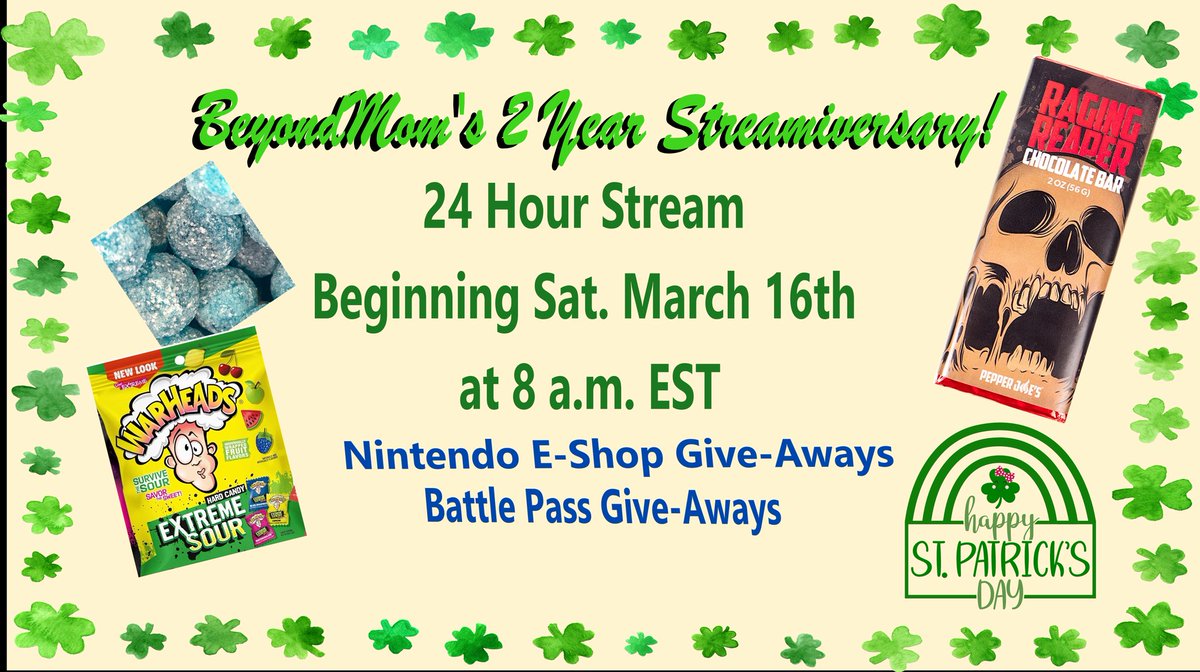 BeyondMomSplat's tweet image. Streamiversary in less than 4 days! I'm scared of the Reaper Chocolate Bar 😭