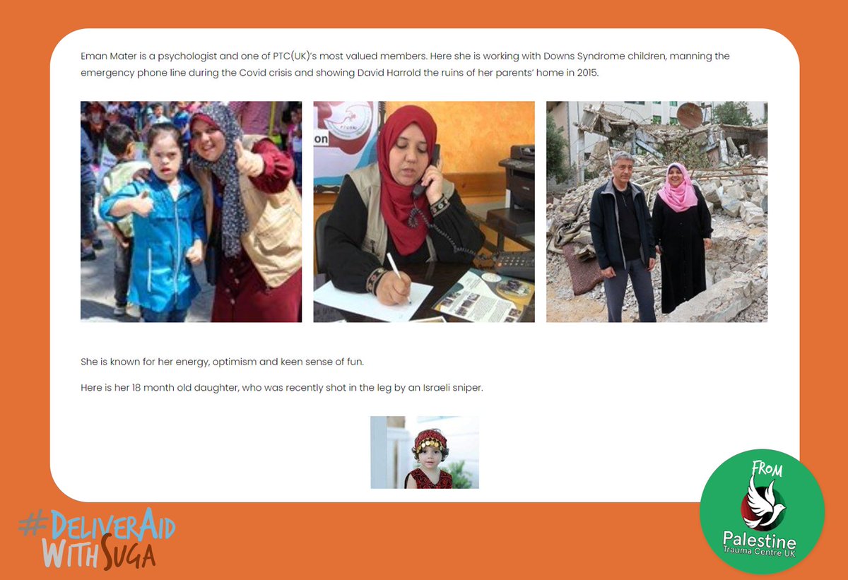 We're now more than half way through #DeliverAidWithSuga as day 4 ends with $17,781 donated 😍 PTC psychologists have been supporting people in Gaza for years. Sadly, they too are impacted by both current and prior attacks. 📷: PTC Dec 18 News palestinetraumacentre.uk/news/fv53hagsa…