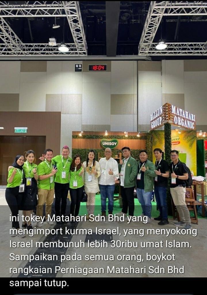 TweetIslamik's tweet photo. Saya sokong boikot ini sebab mereka sudah tahu. Kalau tak tahu maksudnya terlalu ignorant sampai tak ambil tahu sensitiviti perkara yg sedang berlaku. Infact, maybe sengaja nak buat jugak

Jom Sama2 😌 https://t.co/RpDHyEXEqT