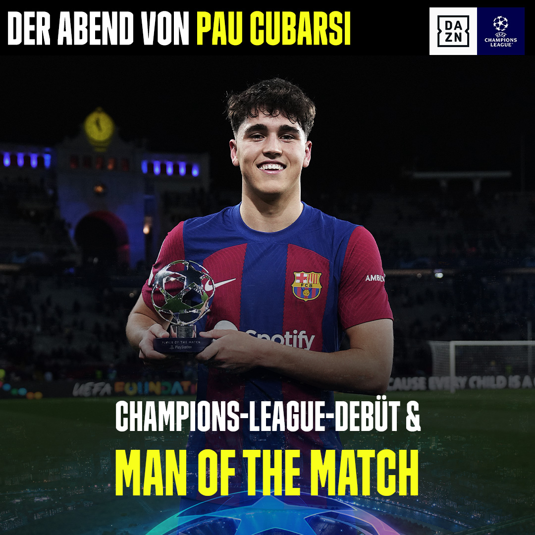 DAZN_DE's tweet photo. Was habt ihr so mit 17 gemacht? 😅

#UCL #BARNAP #FCBNAP https://t.co/jlID4iGFlt