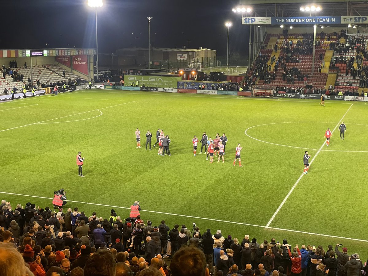 What a night, 11 goals in two games, 12 games unbeaten, dare to dream? Why not we’re football fans it’s what we do! Come on City! 🔴⚪️ #imps