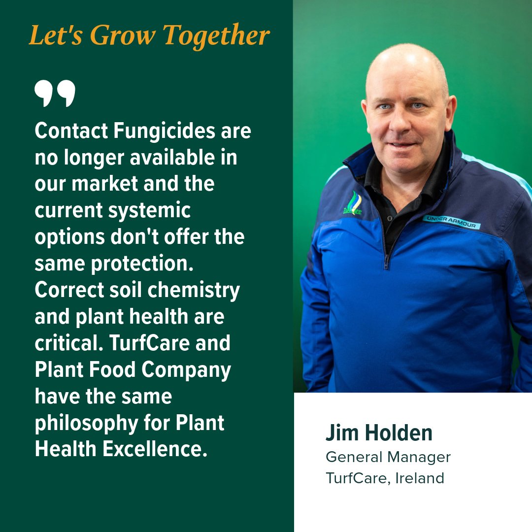 Our friends @TurfCare_IRL_UK on the other side of the pond understand the importance of a good nutritional program. #turfgrassmanagement #plantfoodcompany #letsgrowtogether